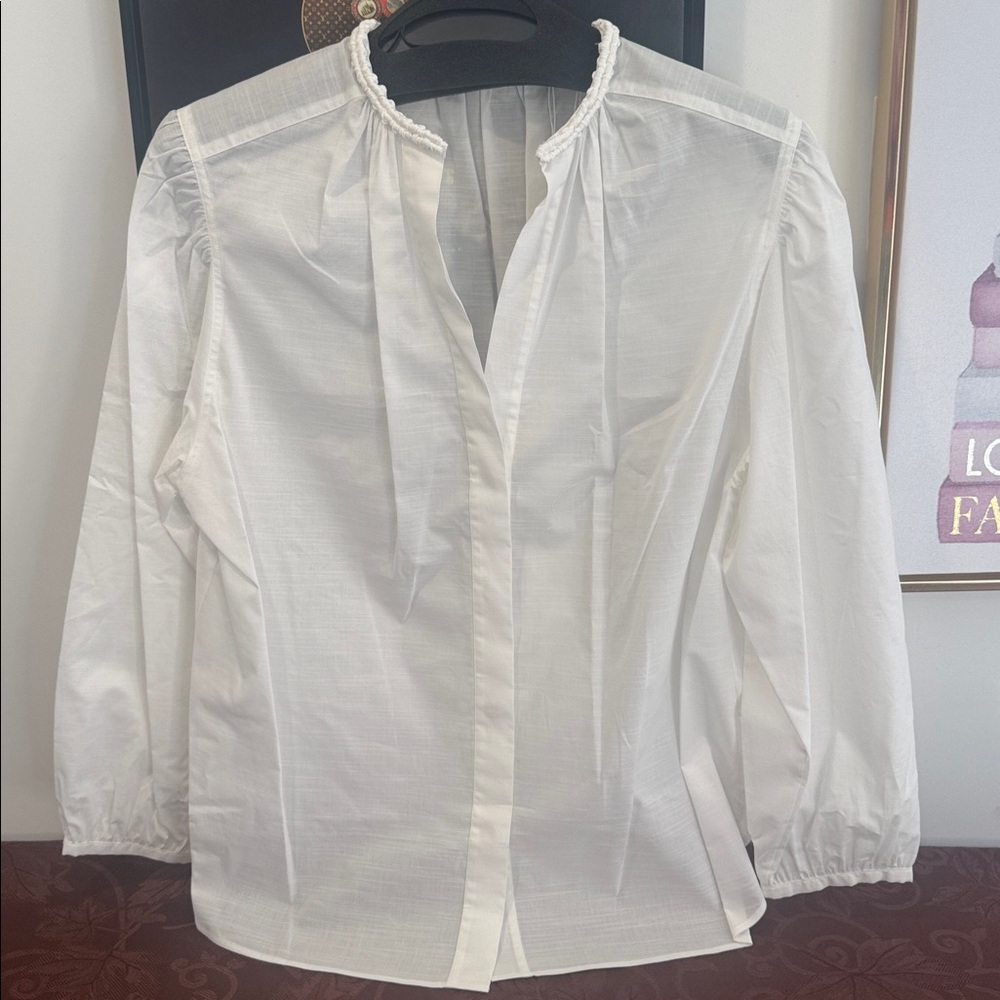 Vince Elegant White Women's Top. Ladies 1X - Picture 5 of 15